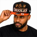 New Era Baltimore Orioles MLB 9FIFTY Snapback Hat – Black/Orange