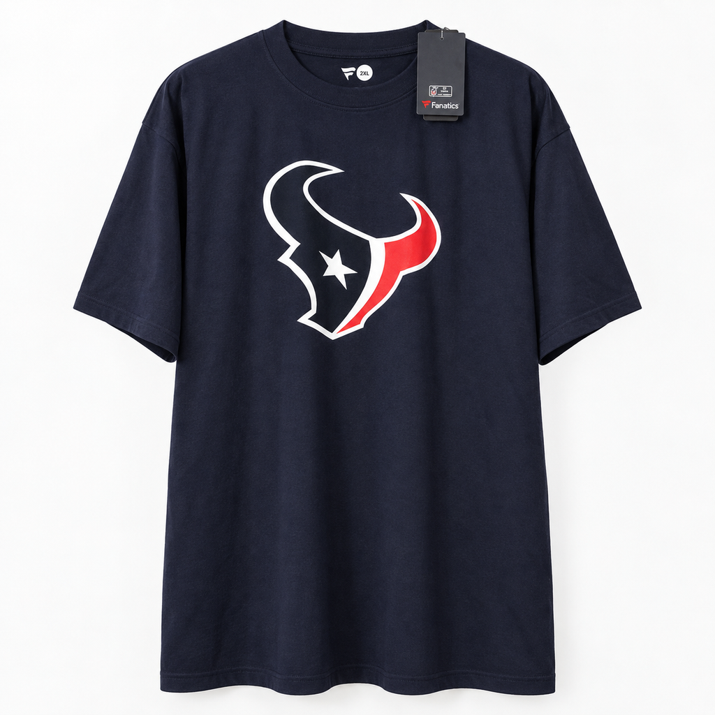 Fanatics Houston Texans Men’s Big & Tall Primary Logo T-Shirt – Navy – Size 2XLT