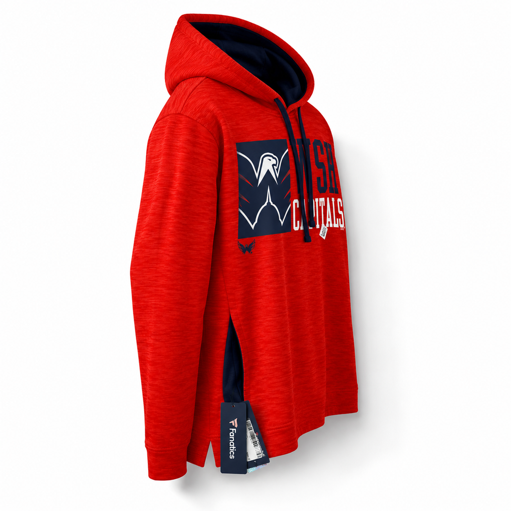 Fanatics Washington Capitals NHL Pullover Hoodie – Red/Navy