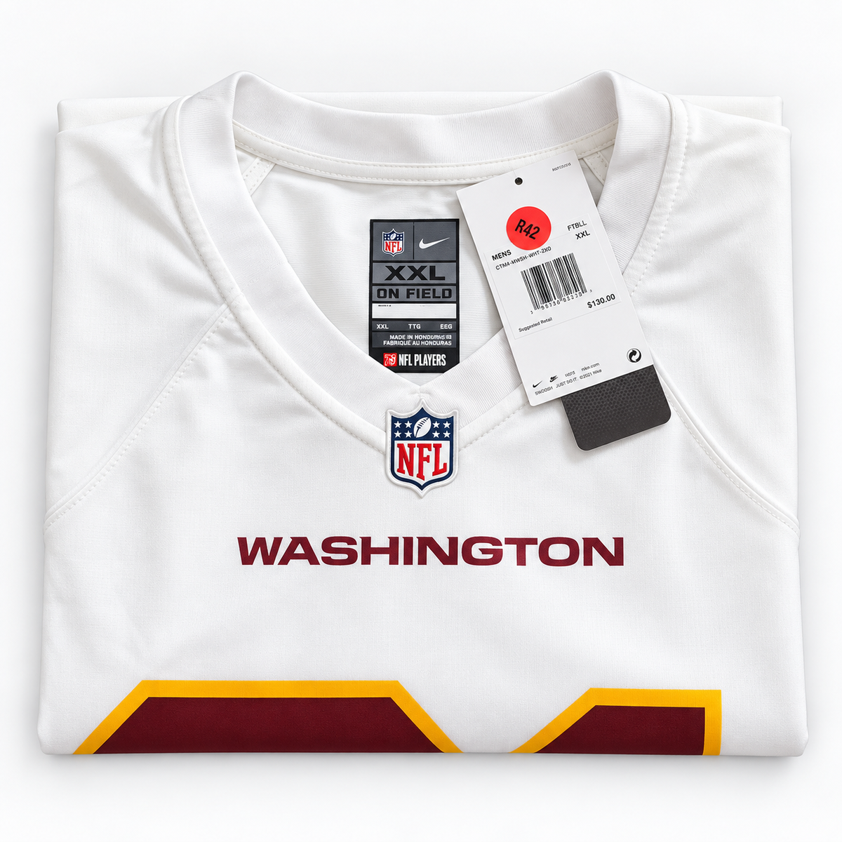 Nike Washington Sean Taylor #21 Men’s NFL Game Jersey – White – Size XXL