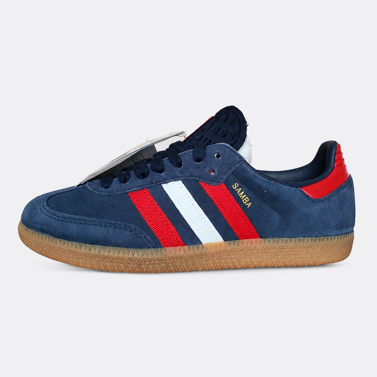 adidas Samba OG FIFA World Cup 2026 – Night Indigo/Better Scarlet/Cloud White (IH6828) Size 6