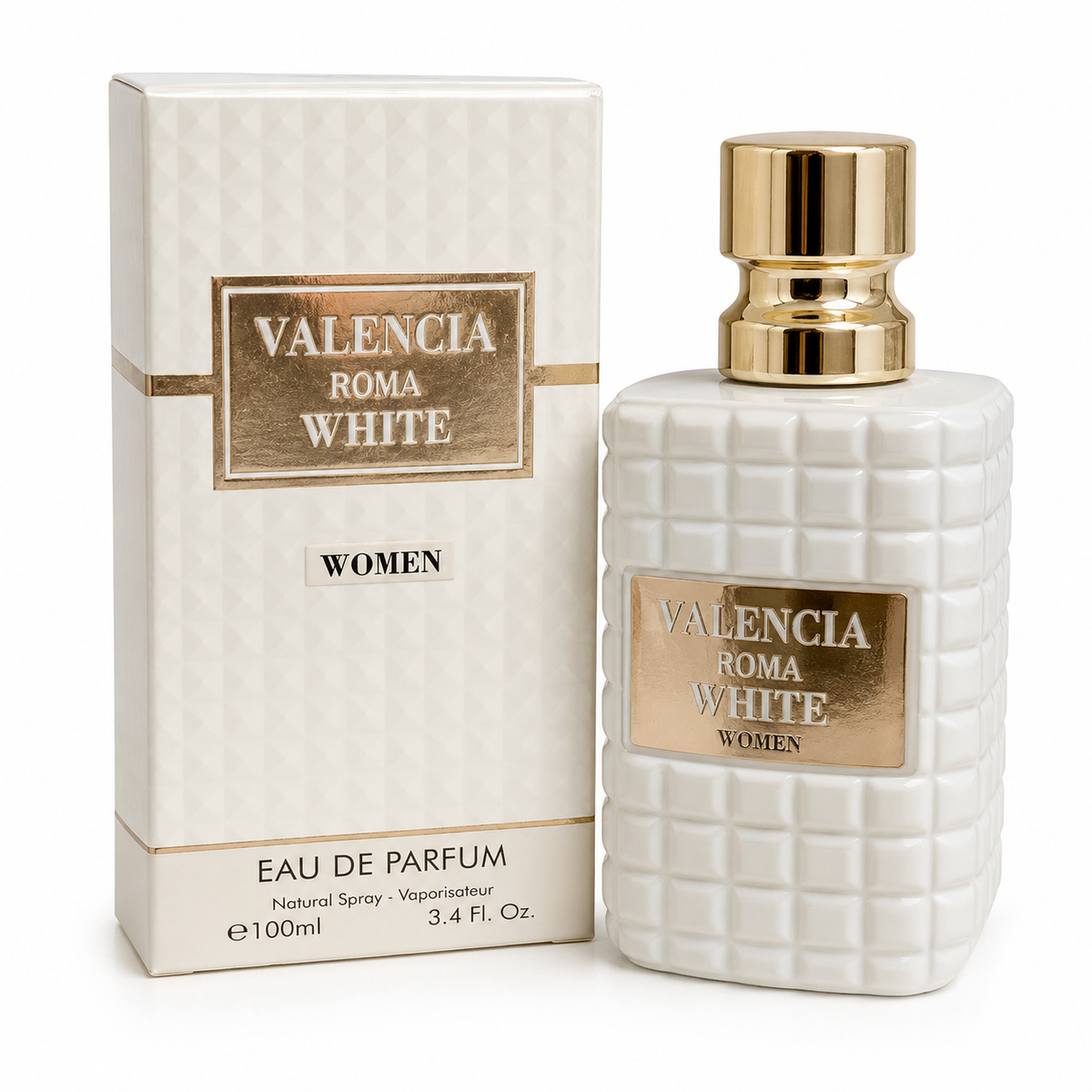 Women’s Sweet & Elegant Fragrance Duo – Valencia Roma White + Marshmallow Blush, 2 × 100ml