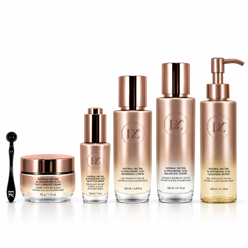 Below Zero Natural Nectar & Hyaluronic Acid Essential Moisture Care Collection – 5-Piece Set