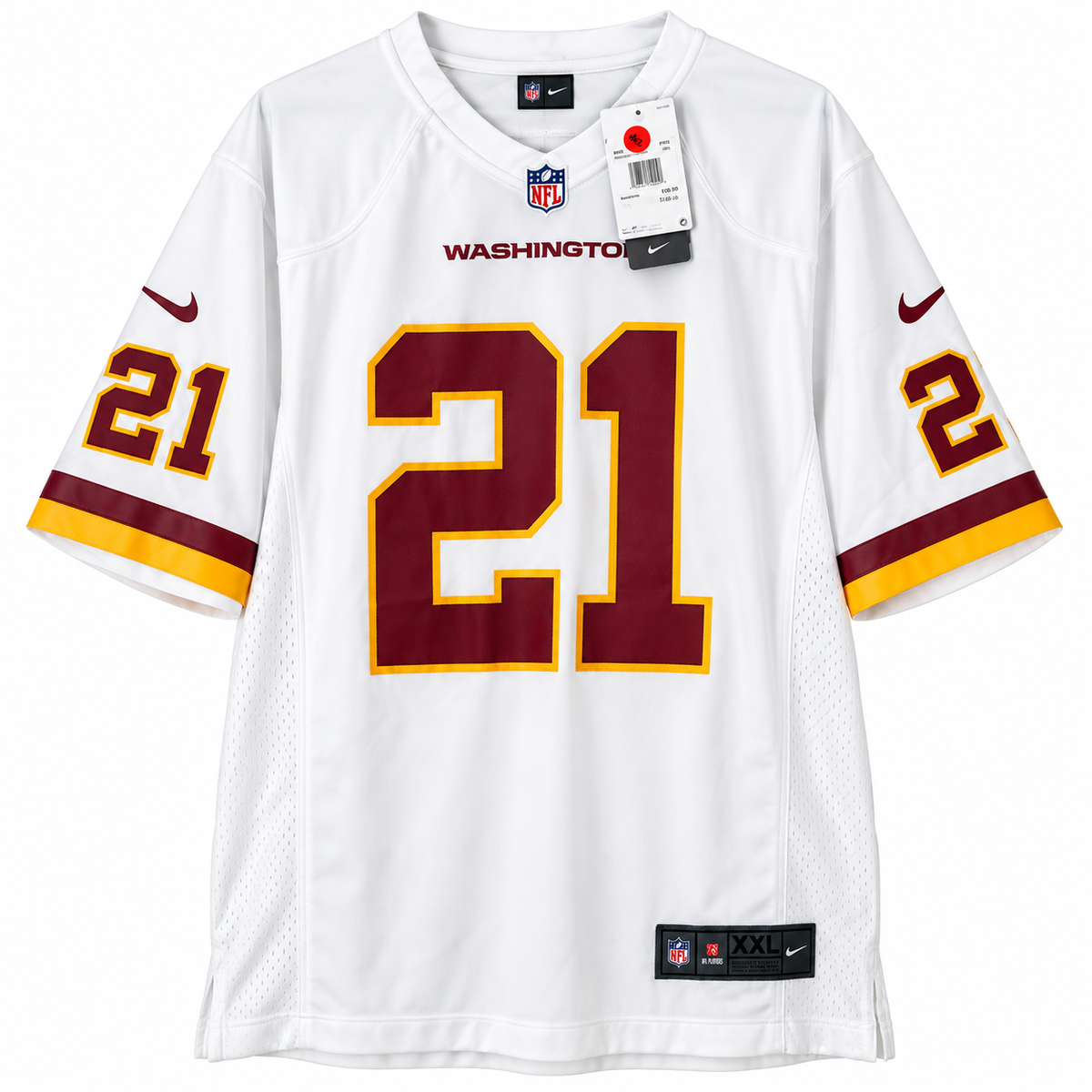 Nike Washington Sean Taylor #21 Men’s NFL Game Jersey – White – Size XXL