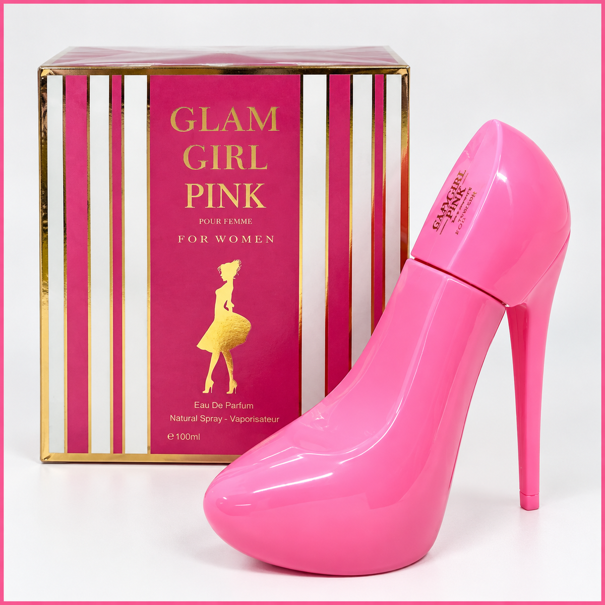 Glam Girl Pink Eau de Parfum for Women – 100ml / 3.4 fl oz