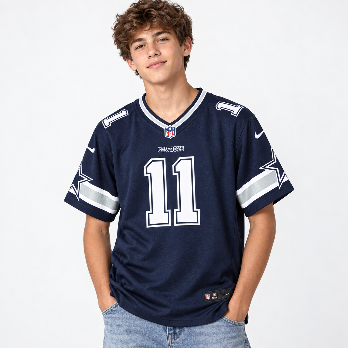 Nike Dallas Cowboys Micah Parsons #11 Youth Game Jersey – Navy – Size XL