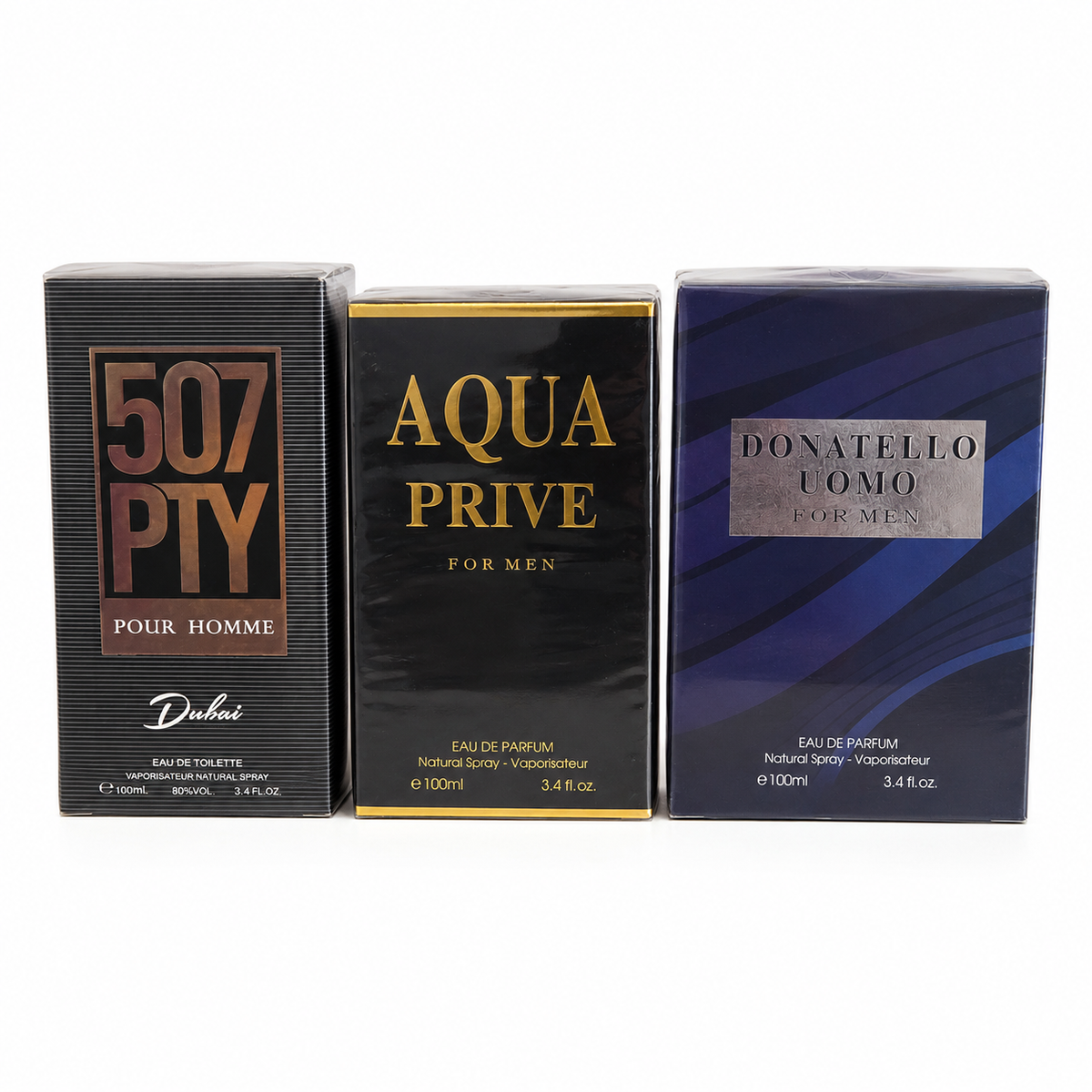 Men’s Signature Fragrance Trio – 3-Piece 100ml Perfume Bundle