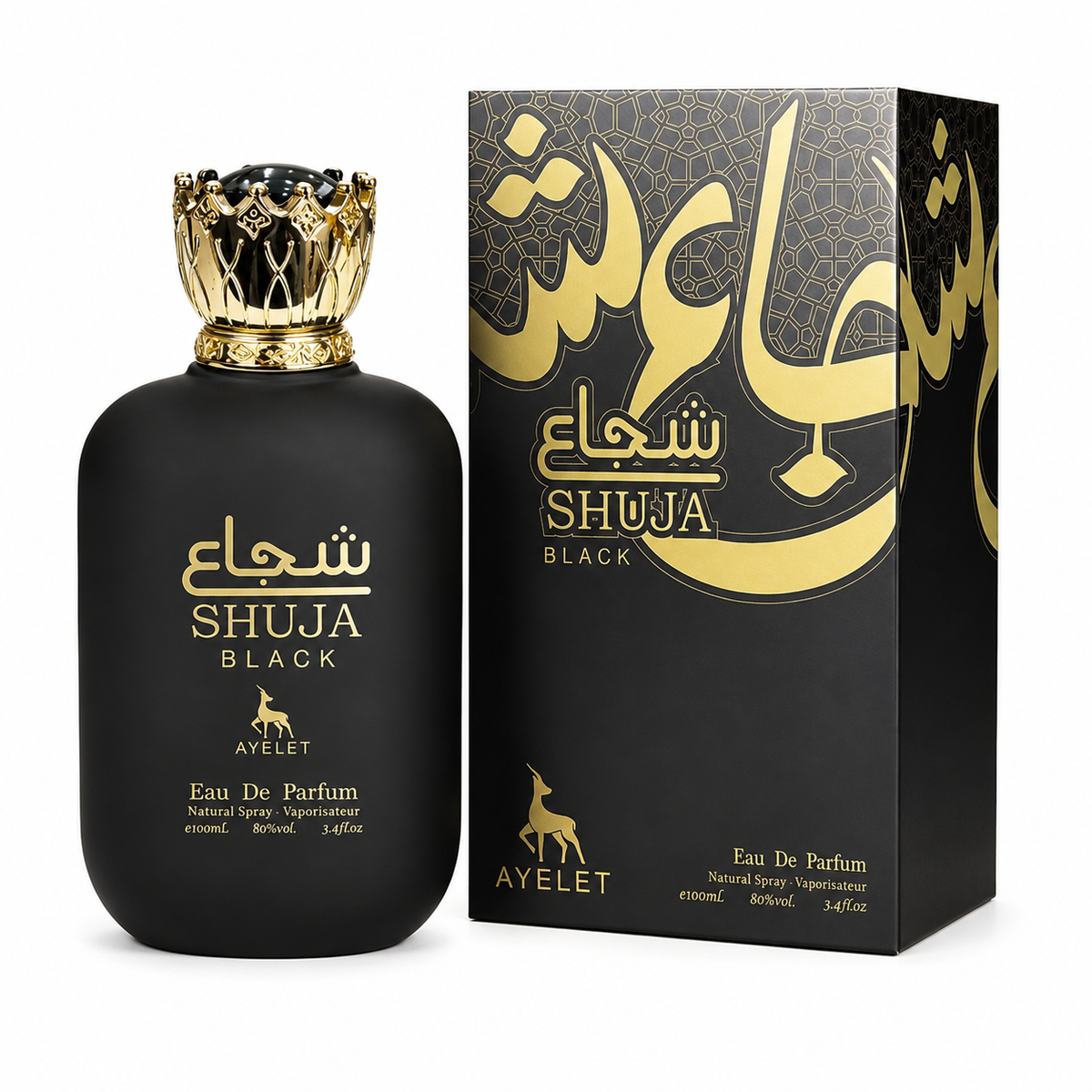 Ayelet Shuja Black Eau de Parfum for Men – 100ml / 3.4 fl oz