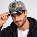 New Era New York Yankees 2024 ALCS Champions World Series 9SEVENTY Stretch-Snap Hat – Gray/Black