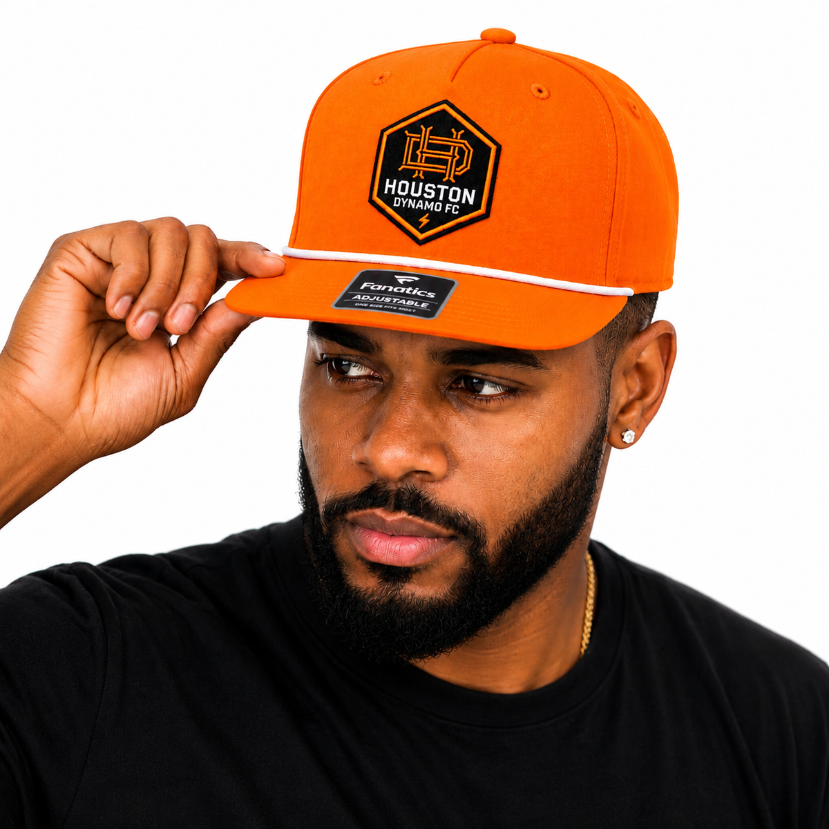 Houston Dynamo FC Fanatics Adjustable Rope Hat – Orange