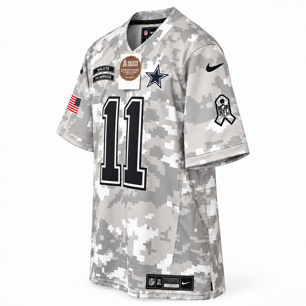 Nike Dallas Cowboys Micah Parsons #11 2024 Salute to Service Limited Jersey – Arctic Camo