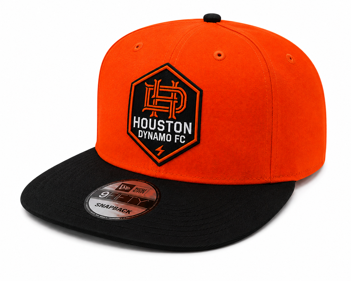 Houston Dynamo FC New Era 9FIFTY Snapback Hat – Orange/Black