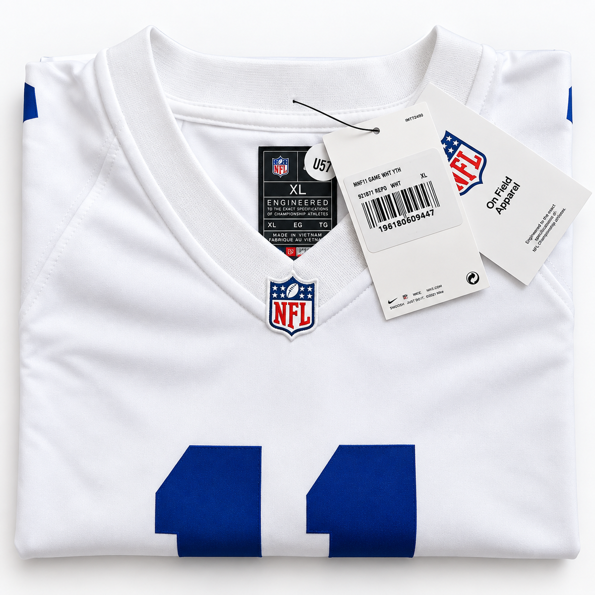 Nike Dallas Cowboys Micah Parsons #11 Youth Game Jersey – White – Size XL