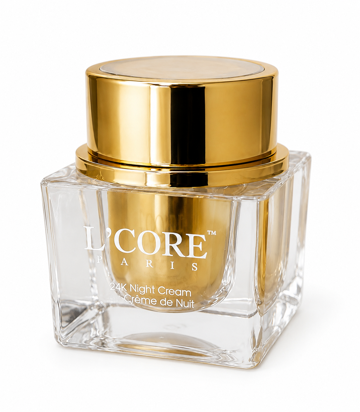 L’CORE Paris 24K Gold Nourishing Night Cream – Luxury Anti-Aging Moisturizer