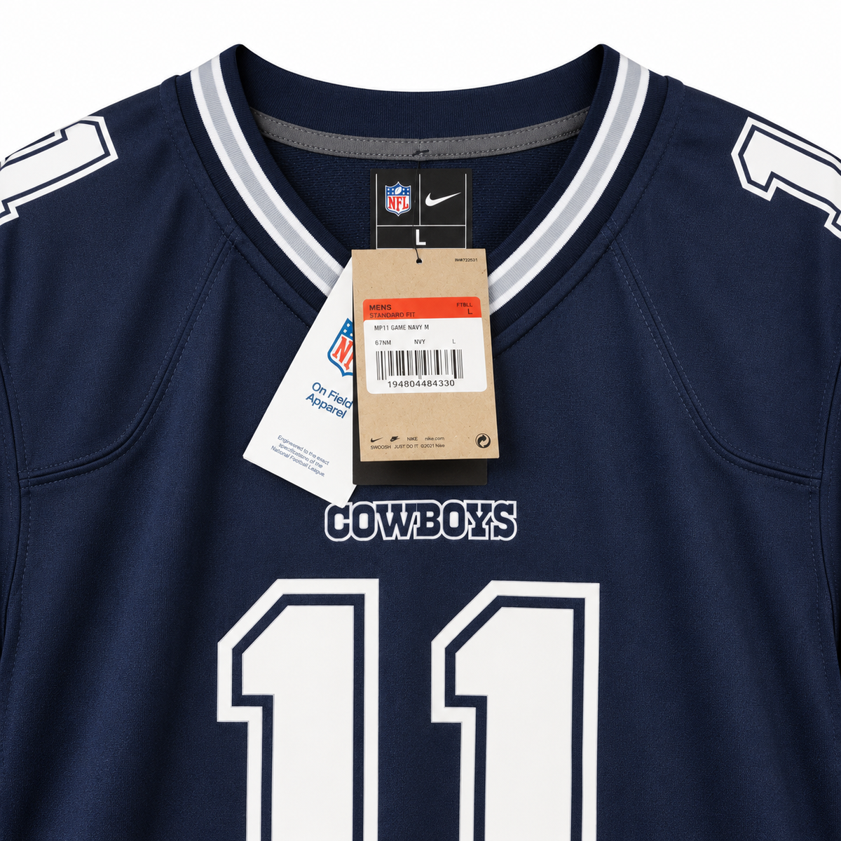 Nike Dallas Cowboys Micah Parsons #11 Men’s NFL Game Jersey – Navy – Size Large