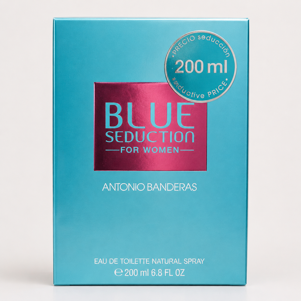 Antonio Banderas Blue Seduction for Women Eau de Toilette – 200ml / 6.8 fl oz