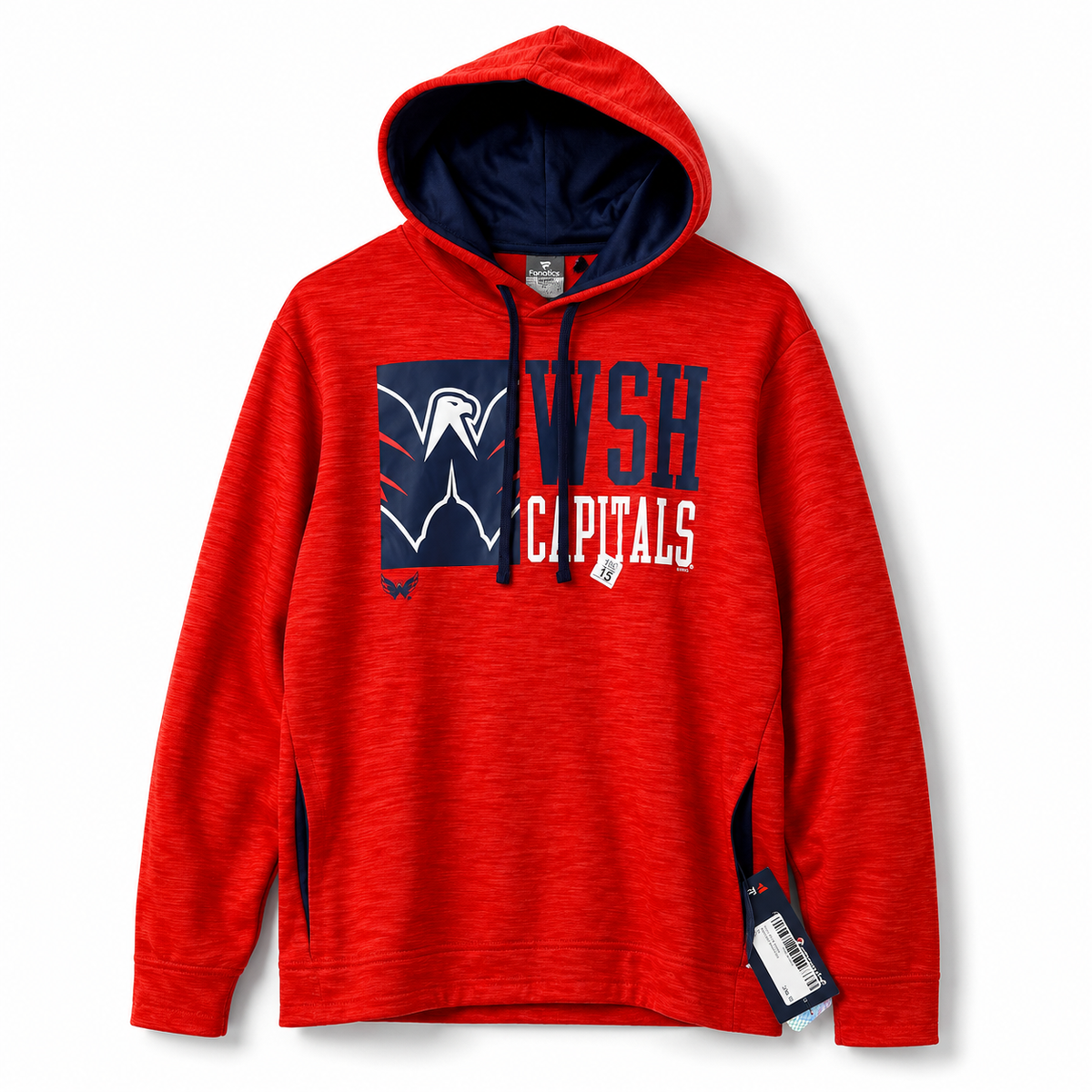 Fanatics Washington Capitals NHL Pullover Hoodie – Red/Navy