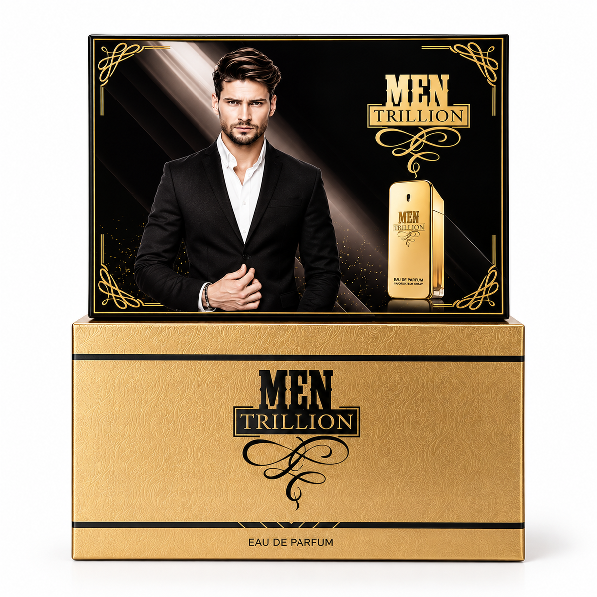 Men Trillion Men’s Eau de Parfum & Grooming 5-Piece Gift Set