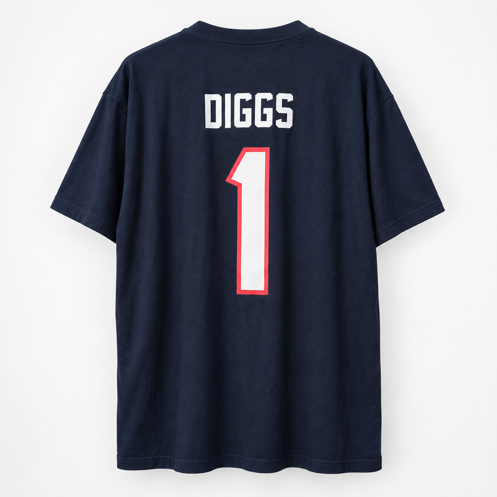 Fanatics Houston Texans Men’s Big & Tall Primary Logo T-Shirt – Navy – Size 2XLT