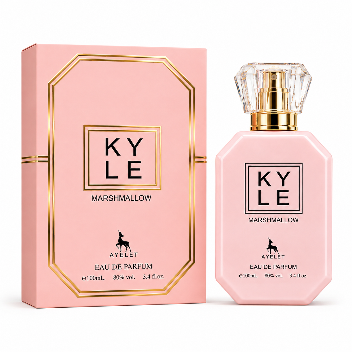 KYLE Marshmallow by Ayelet – Sweet Gourmand Eau de Parfum for Women, 100ml